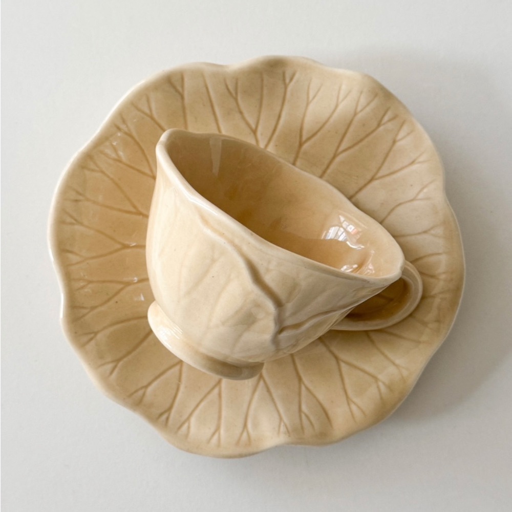 Metlox lotus Cup and Saucer Set